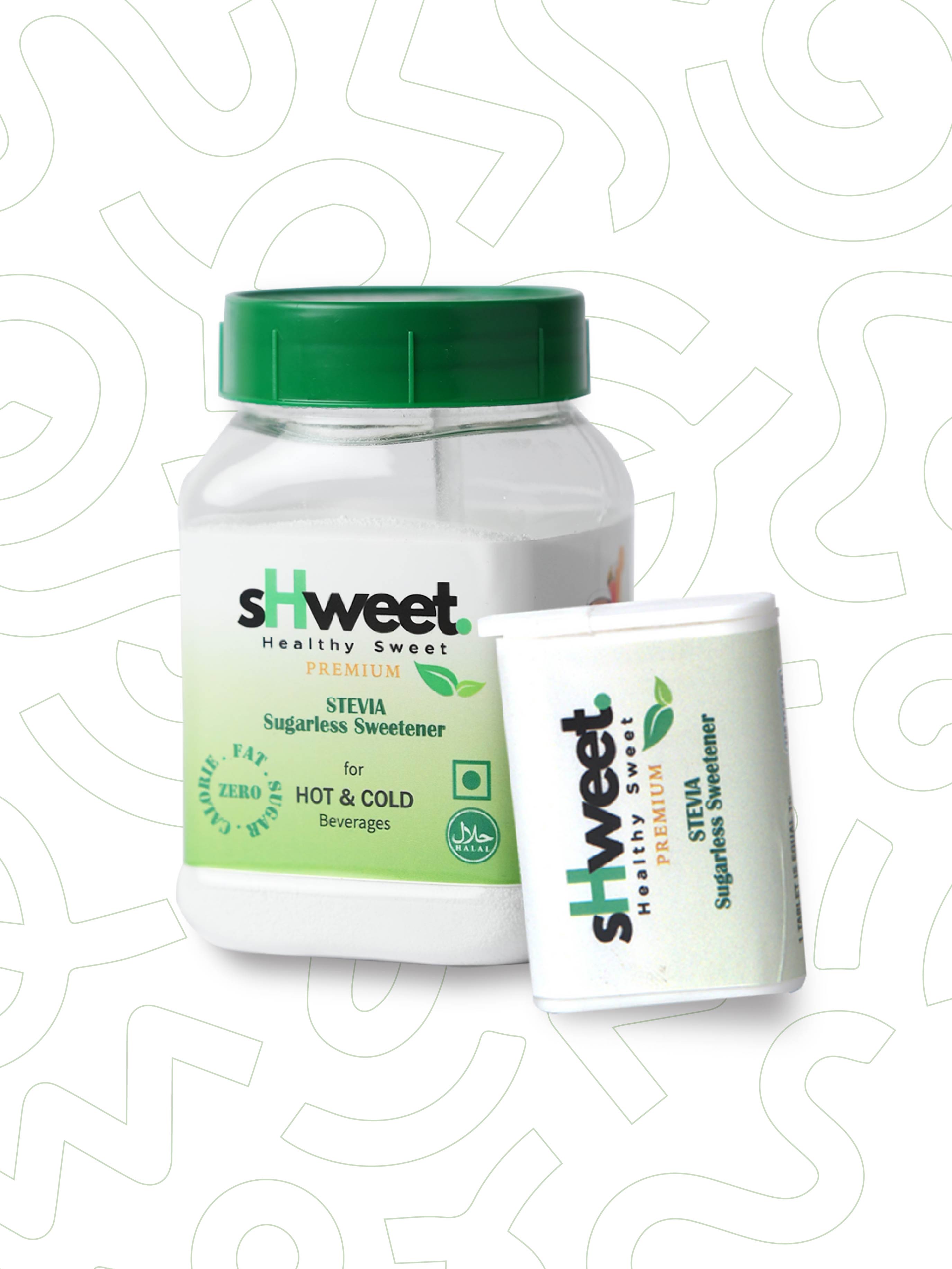 sHweet Stevia Powder & Tablet Combo