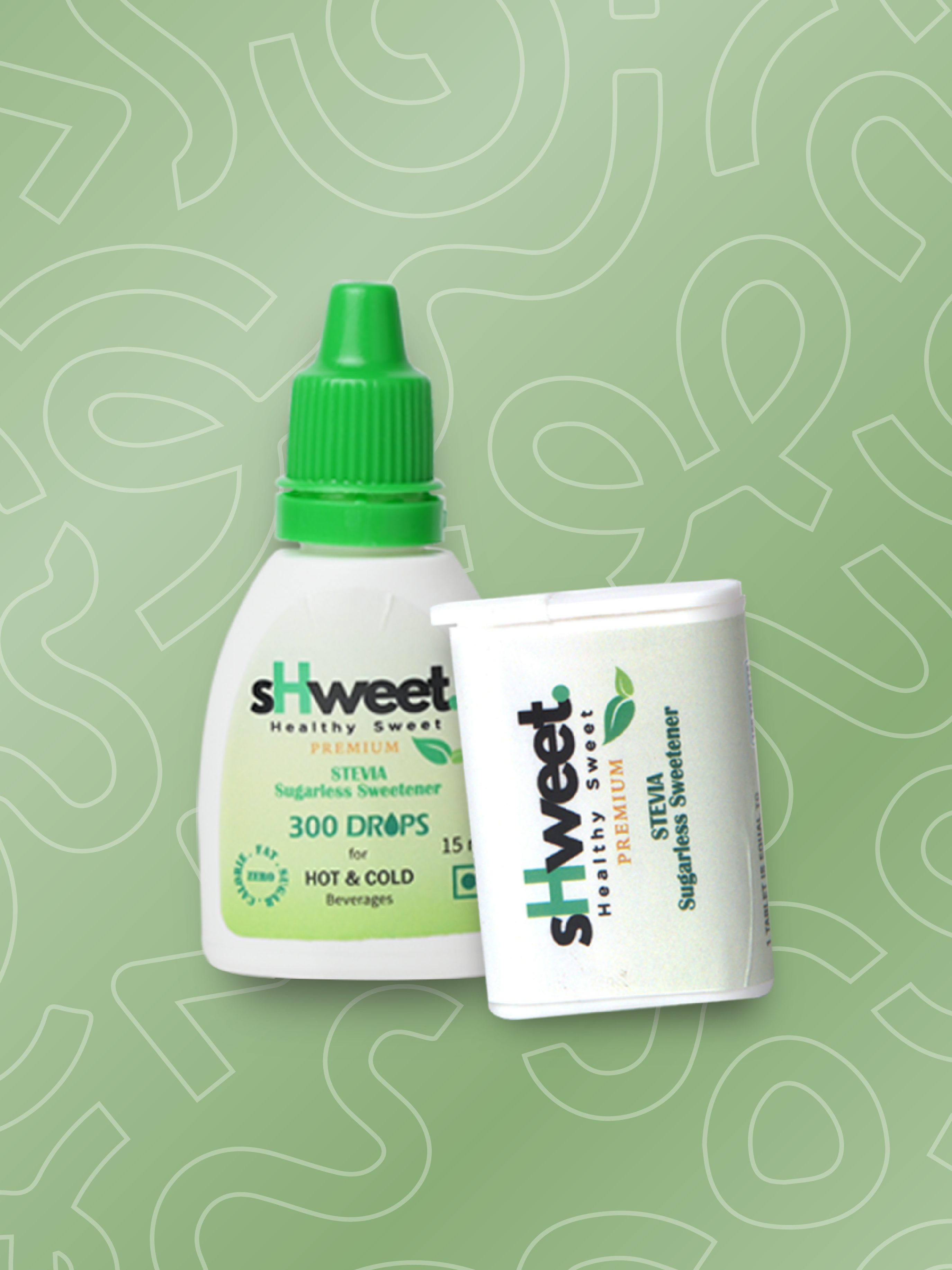sHweet Healthy Sweet Liquid Drops & Tablets Combo