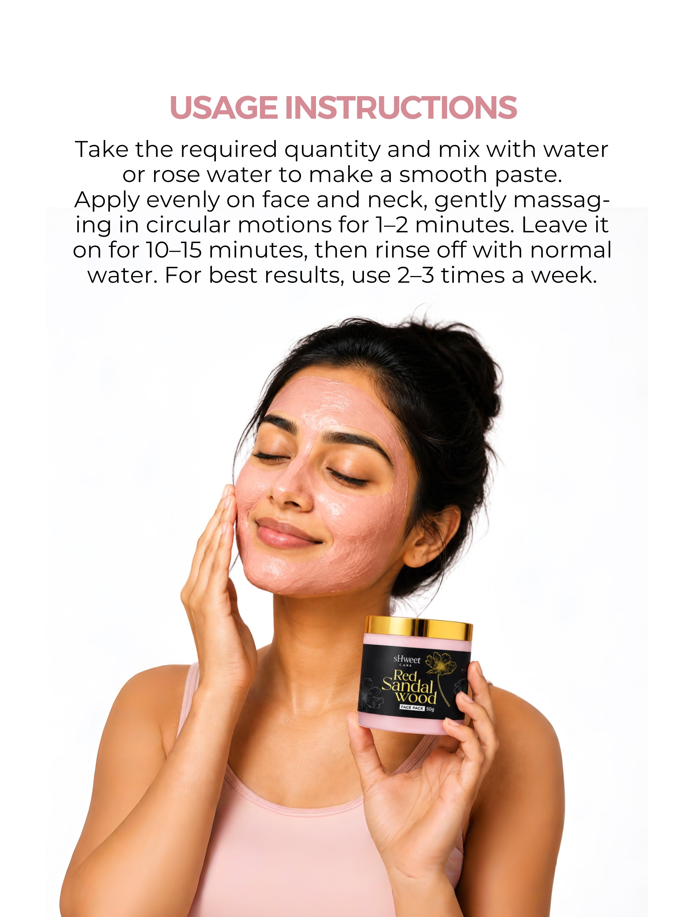 Red Sandalwood Face pack
