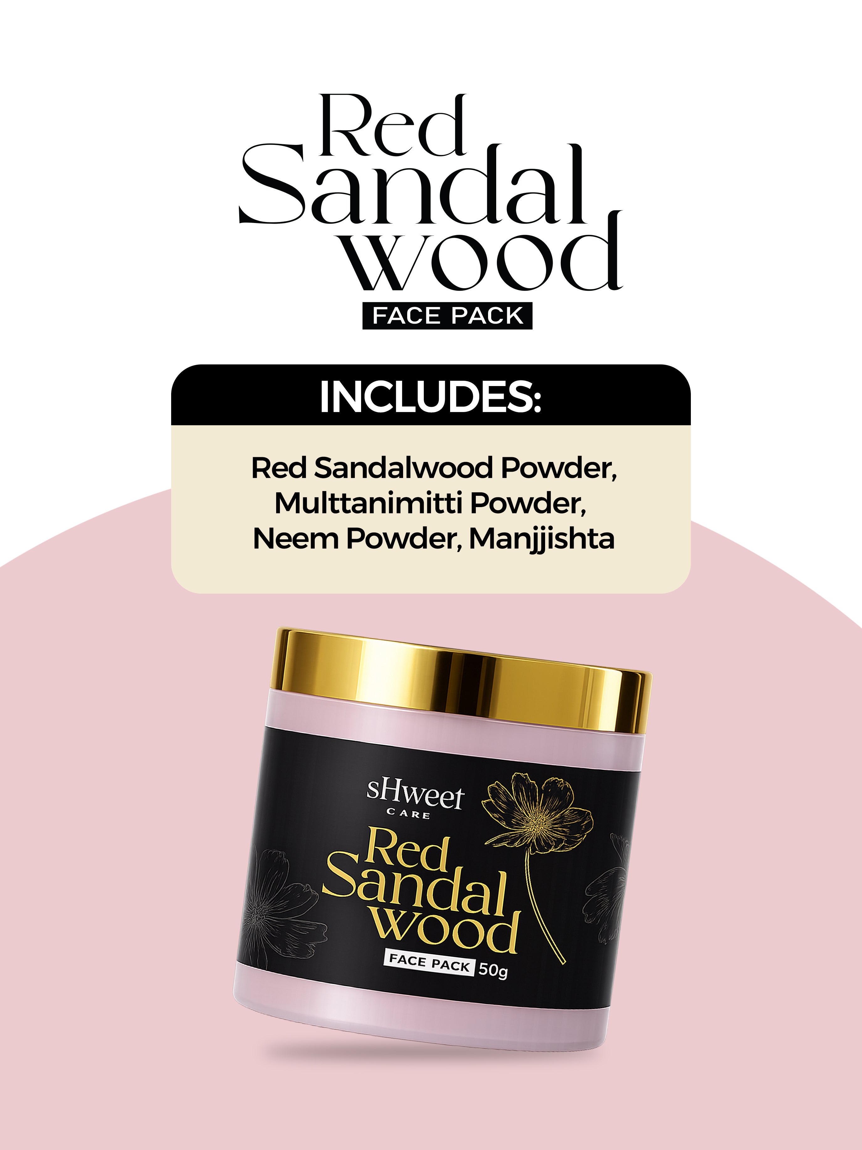 Red Sandalwood Face pack