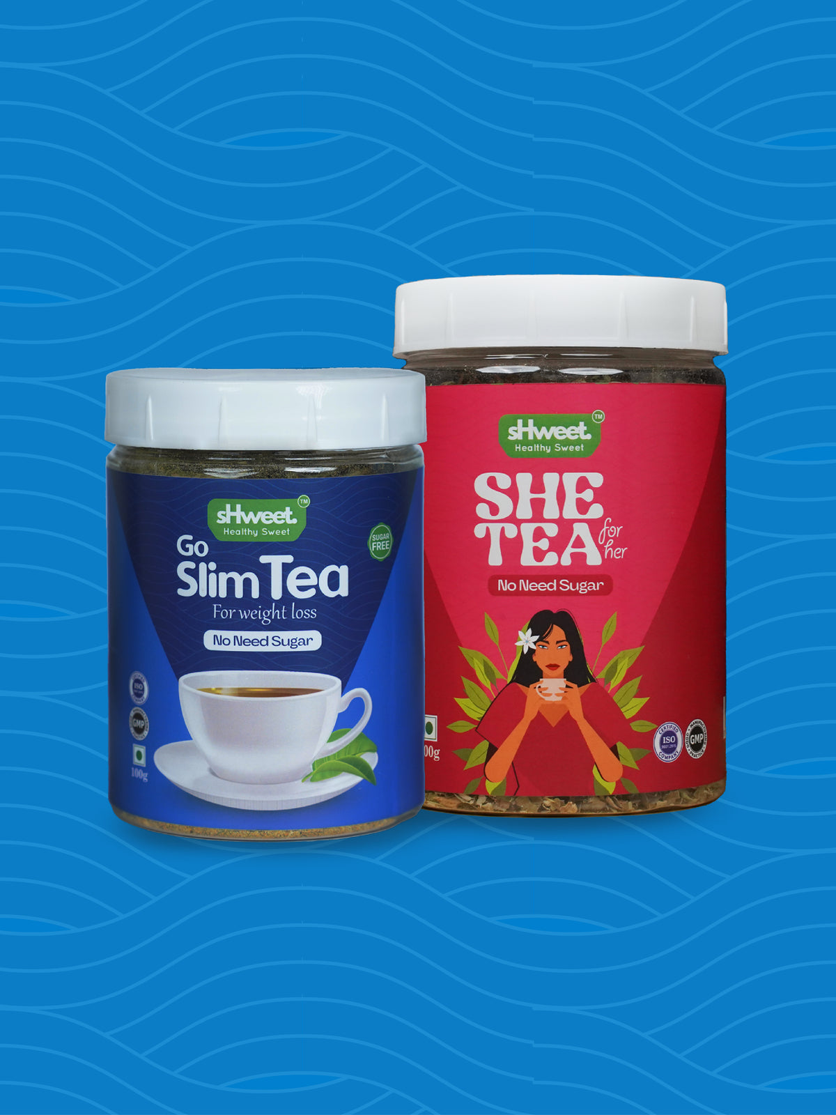 Go Smooth Tea Go slim + she tea combo | Weight loss and women’s wellness tea – GO SHWEET