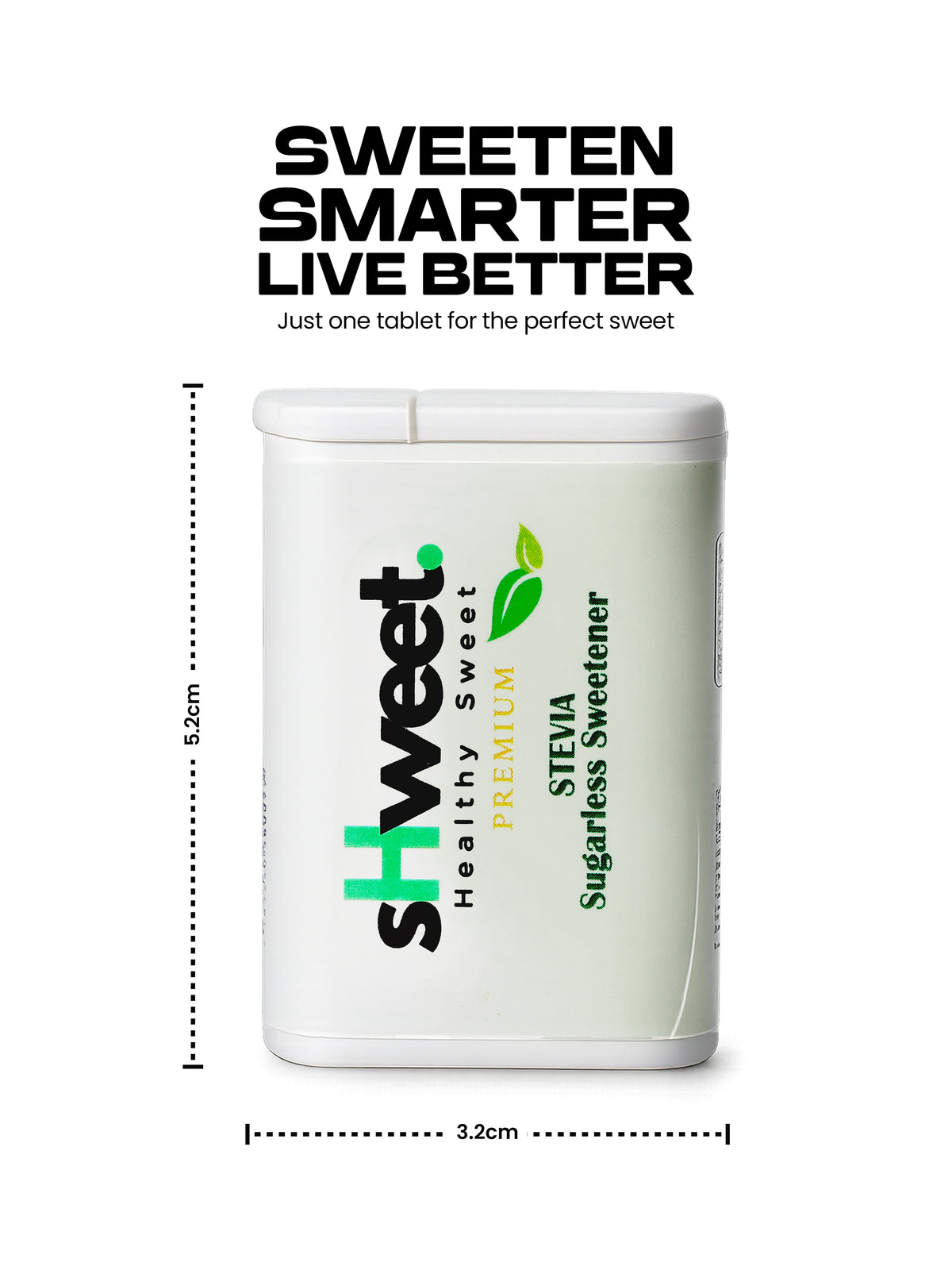 Shweet sHweet Healthy Sweet Tablet | Sugar-Free Stevia Sweetener – GO SHWEET