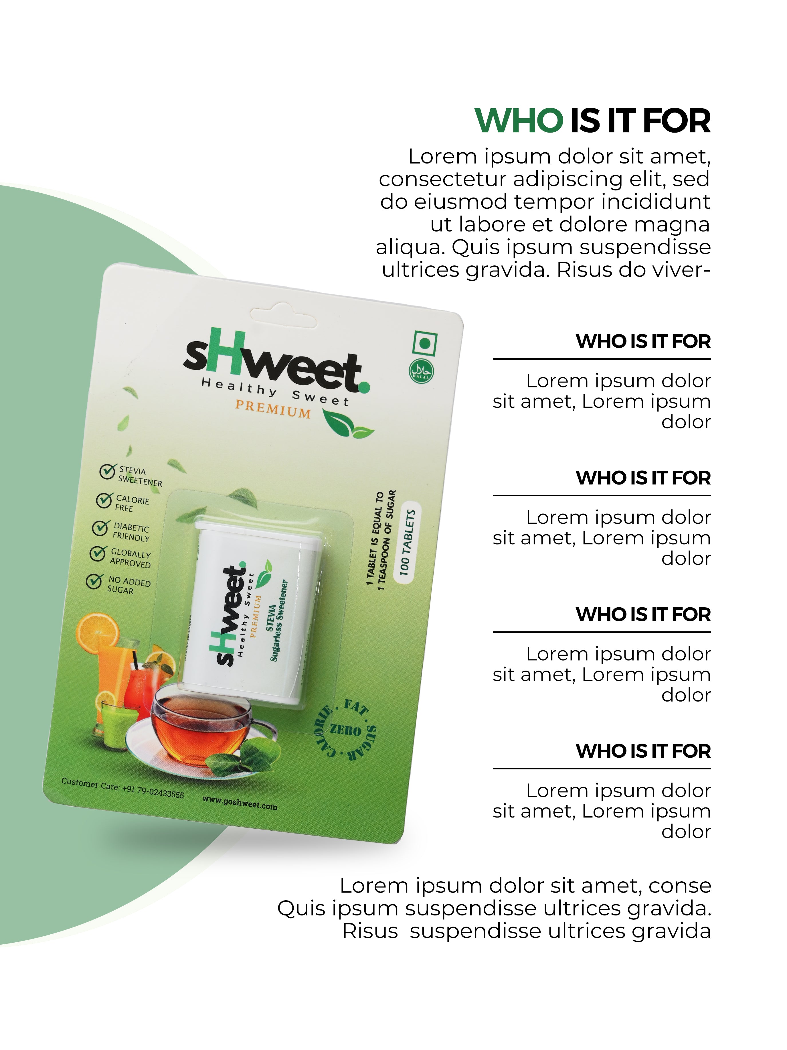sHweet Stevia Sweet Tablet