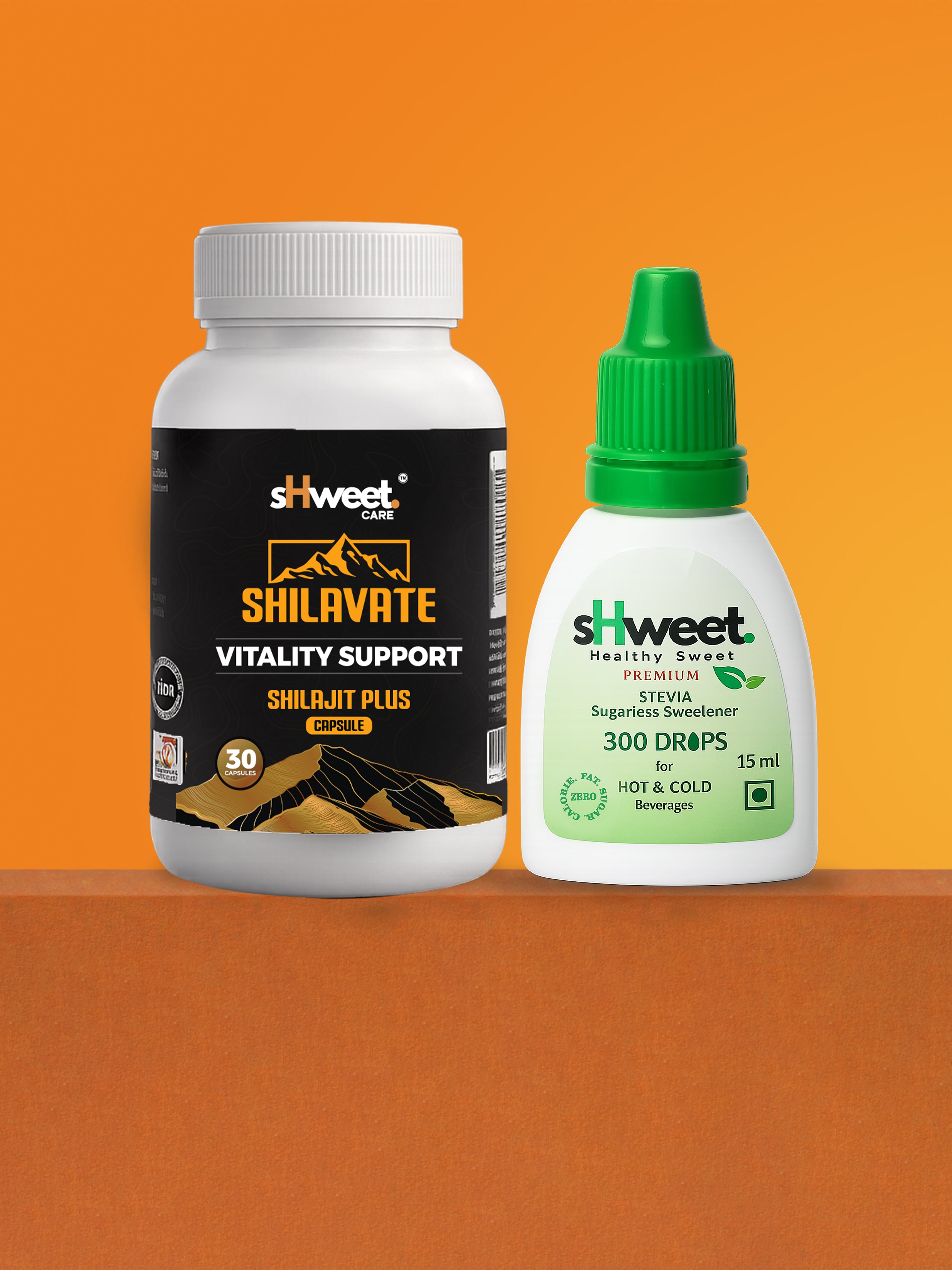 SWEET STAMINA COMBO/SHILAVATE+ STEVIA LIQUID DROPS